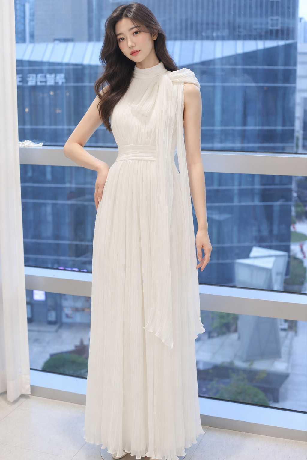 LÉA Pleats Dress