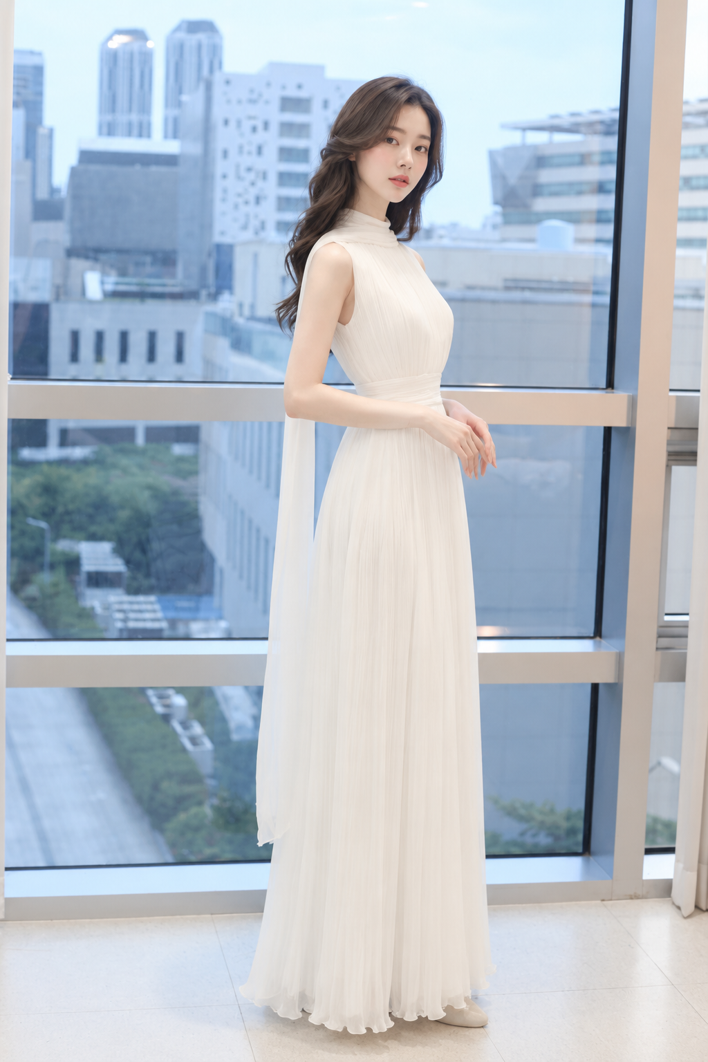 LÉA Pleats Dress