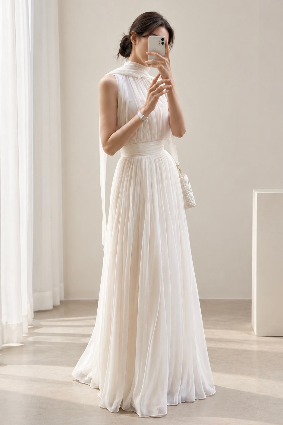 LÉA Pleats Dress