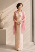 Silk Dot H-Line Dress